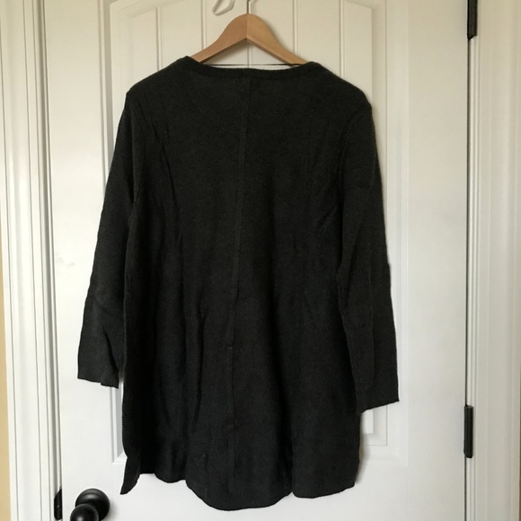 Style & Co Mixed Stitch Swing Hem Tunic Sweater - Picture 5 of 6